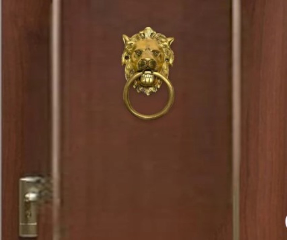 Graceful Guardians: Enhancing Your Home's Entrance with Lion Door Knockers