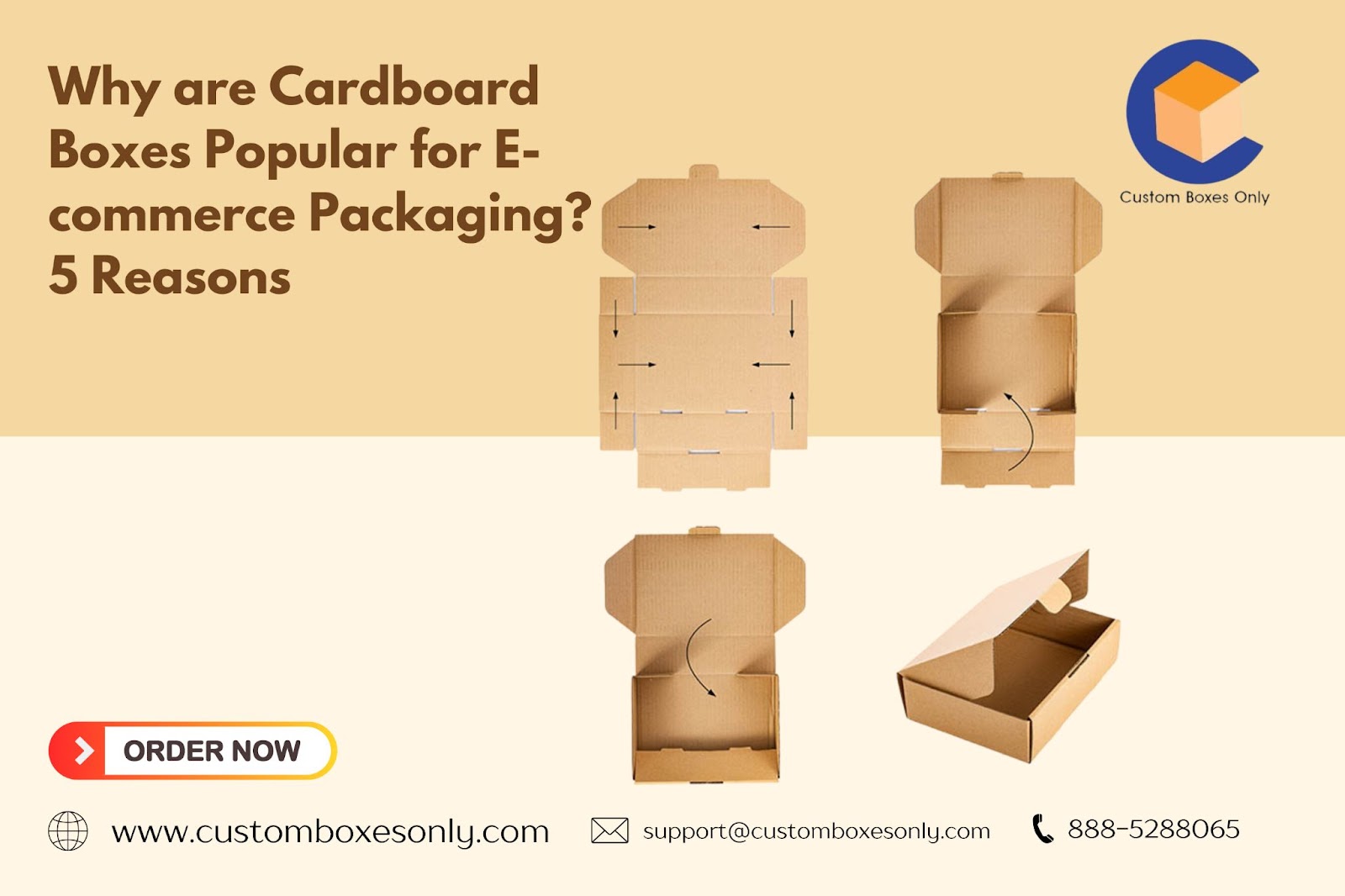 Why are Cardboard Boxes Popular for E-commerce Packaging? 5 Reasons 